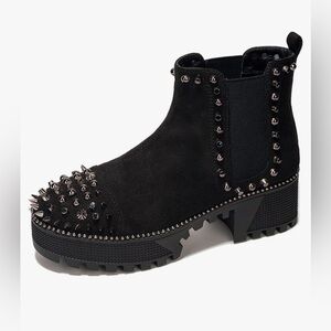 Brand new spiky combat boots